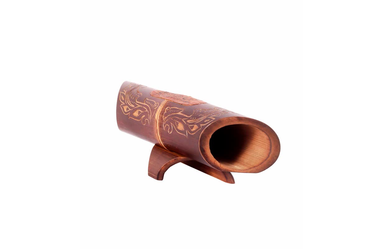 Altavoz de bambú Amalur – Tallado JAVANES - Imagen 4